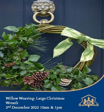 Willow Weaving - Large Christmas Willow Wreath